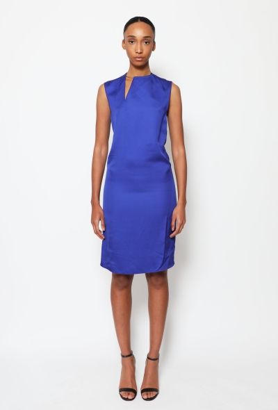 Céline Spring 2014 Indigo Shift Dress - 2