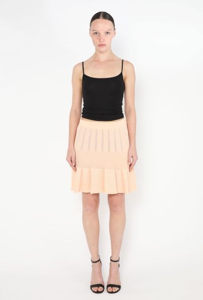 Alaïa Early '90s Fluted Knit Skirt - 2