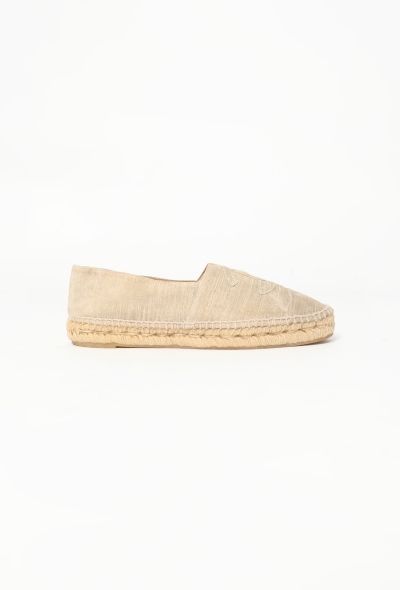Chanel Tonal Suede 'CC' Espadrilles - 1