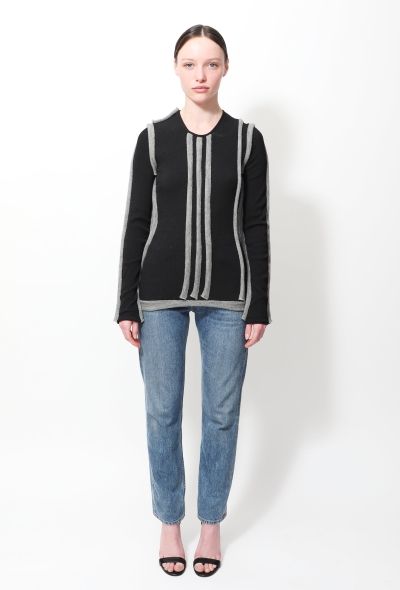 Louis Vuitton Bicolor Piping Knit Sweater - 2