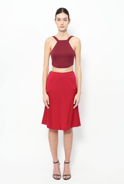 Alaïa 2001 Harlequin Halter Ensemble - 1
