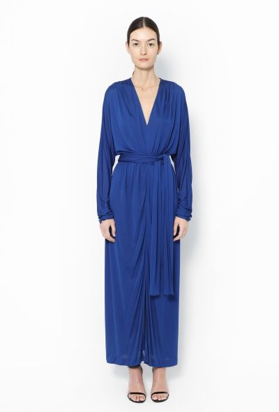 Guy Laroche '70s Belted Jersey Dress - 1