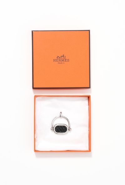 Hermès Leather Stirrup Pendant - 2