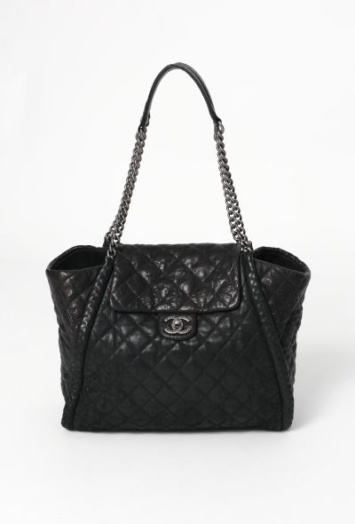 Chanel Studded CC Flap Tote Bag - 1