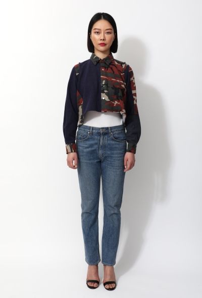 Comme des Garçons 2014 Camouflage Felt Top - 2