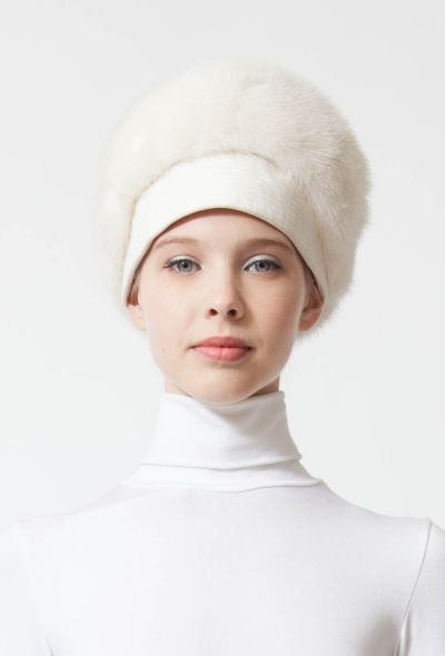 Saint Laurent 1967 Haute Couture Mink Hat - 1