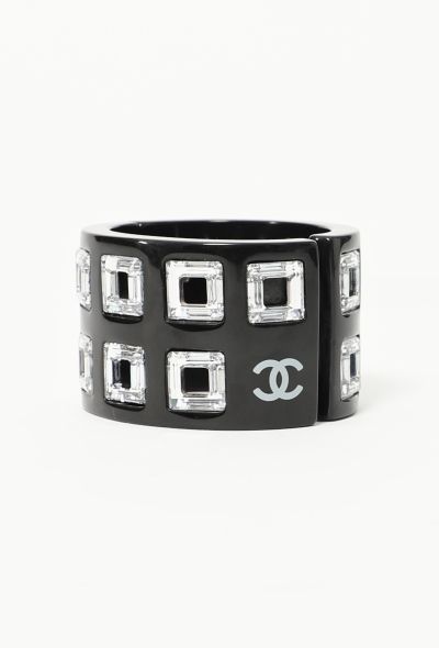 Chanel 2005 Lacquered Cut-out 'CC' Cuff - 1