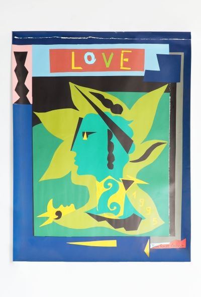 Saint Laurent Rare 1995 Original Love Poster - 2