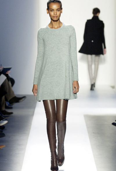 Balenciaga F/W 2003 Seafoam Sweater Dress - 2