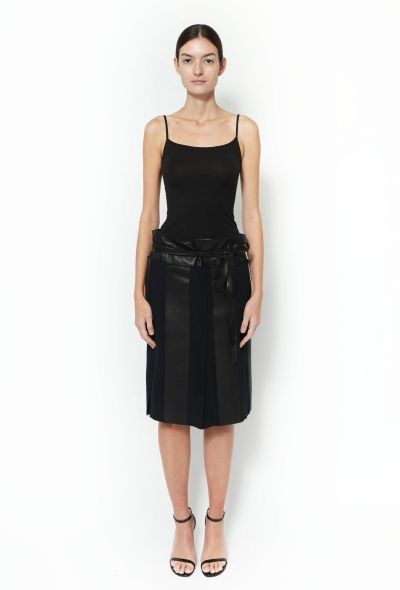 Céline F/W 2011 Leather Panel Skirt - 1