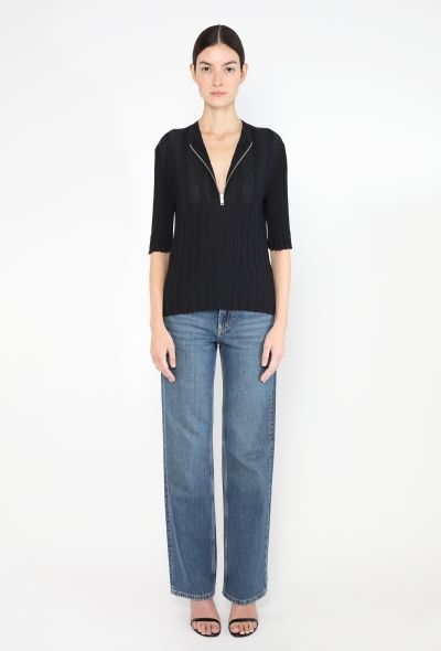 Céline 2016 Ribbed Zip Top - 2