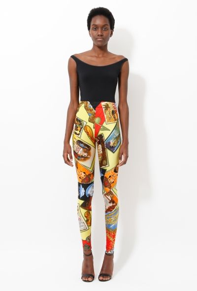 Gianni Versace S/S 1991 Teatro Print Leggings - 1