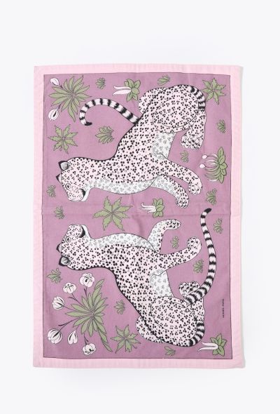 Hermès Vintage 'Les Léopards' Placemat Set - 2