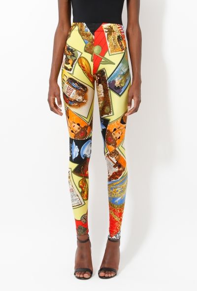Gianni Versace S/S 1991 Teatro Print Leggings - 2