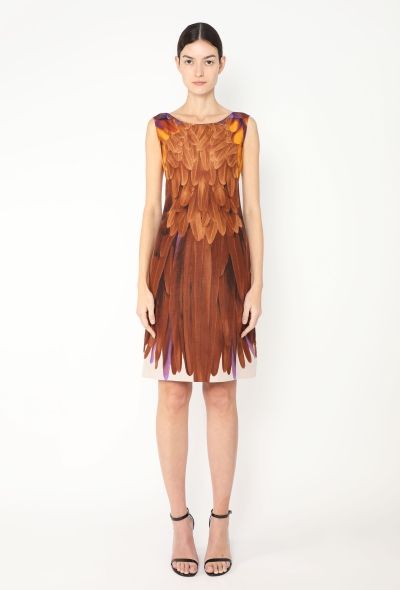 Prada S/S 2005 Silk Feather Dress - 2