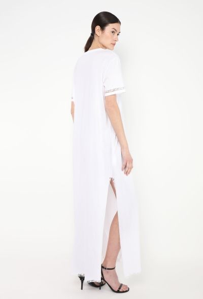 Prada 2023 Lace Trim T-Shirt Dress - 2