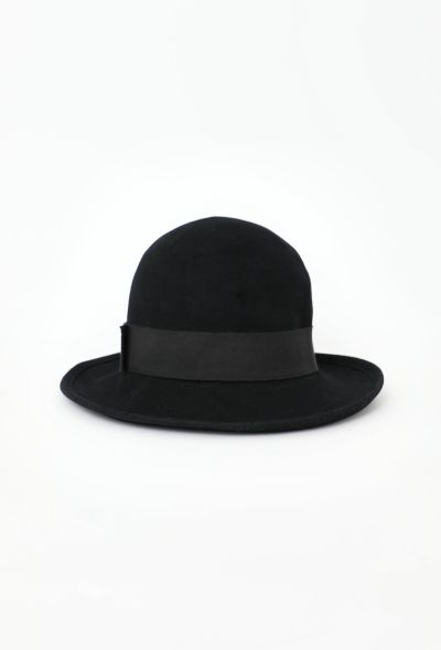 Hermès Motsch Felt Ribbon Fedora - 1