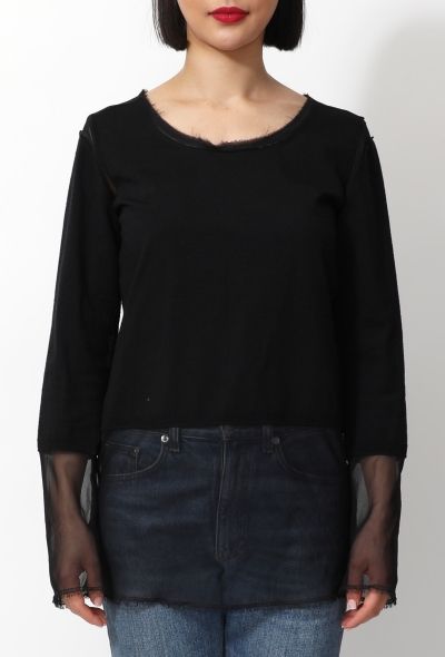 Comme des Garçons Sheer Knit Sweater - 1