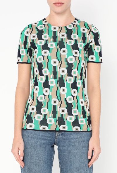 Balenciaga Resort 2011 Abstract Knit Top - 1