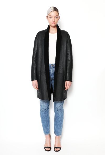 Céline Reversible Shearling Coat - 2