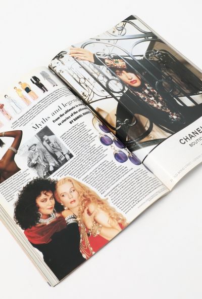 VOGUE UK November 1990 Uma Thurman Cover Issue - 2