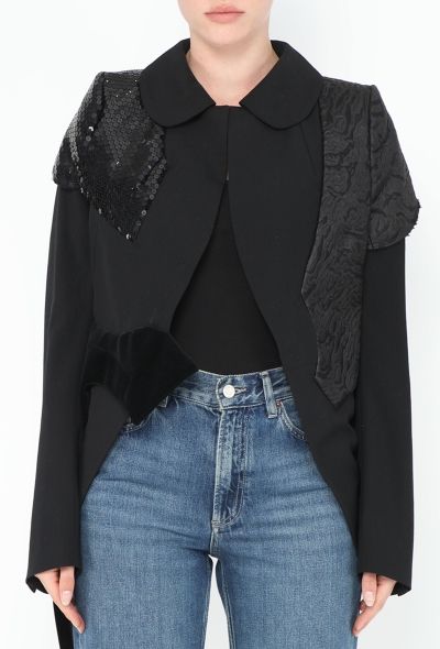 Comme des Garçons S/S 2010 Brocade Patchwork Blazer - 1
