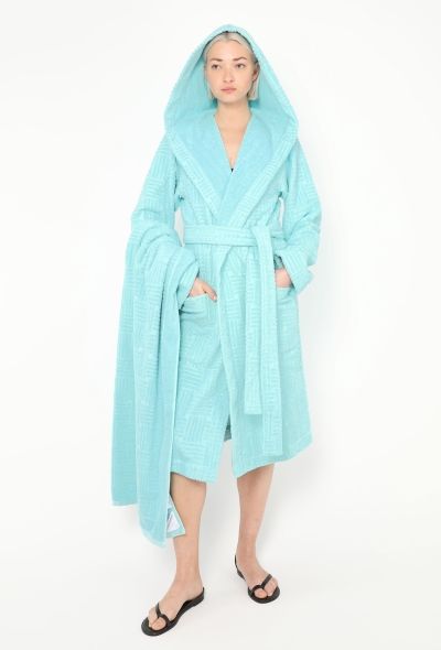 Bottega Veneta 2022 Intrecciato Terry Cloth Bathrobe Set - 1