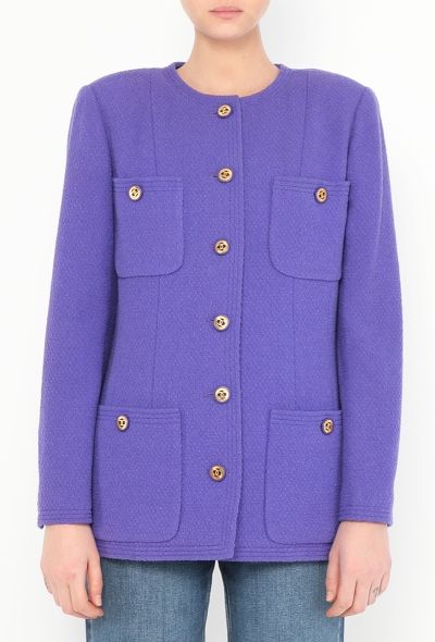 Chanel RARE F/W 1991 'CC' Bouclé Jacket - 1