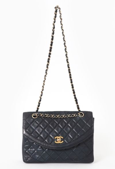 Chanel Navy Paris Double Flap Bag - 2