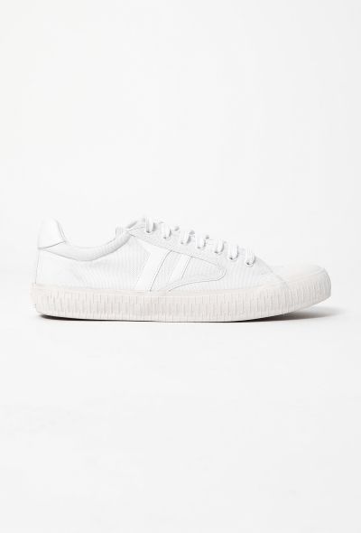 Céline S/S 2017 Leather Trim Canvas Sneakers - 1
