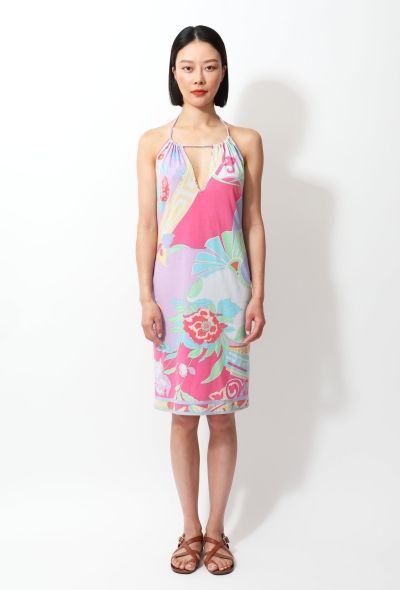 Leonard Floral Halter Dress - 2