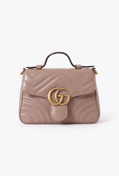 Gucci GG Marmont Mini Top Handle Bag - 1