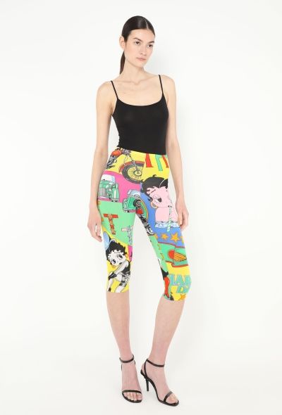 Gianni Versace 1991 Betty Boop Pop Art Capris - 1