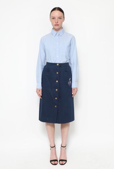 Saint Laurent 1975 High-Waisted Sailor Skirt - 1