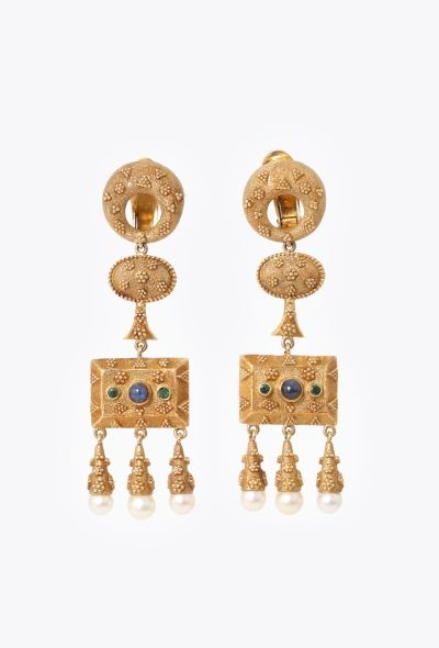 Ilias Lalaounis RARE 1960s Hellenistic Gold Earrings - 1