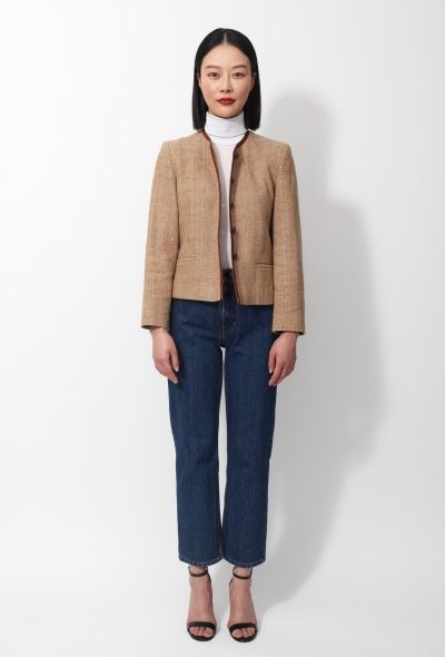 Leather Trim Jacket - 2