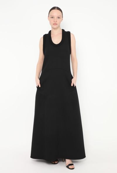 The Row 2024 Ribbed Trim Maxi Dress - 1