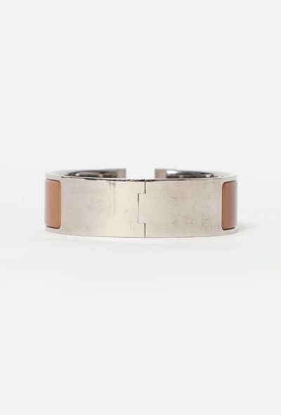 Hermès Clic Clac 'H' Bracelet Light Brown - 2