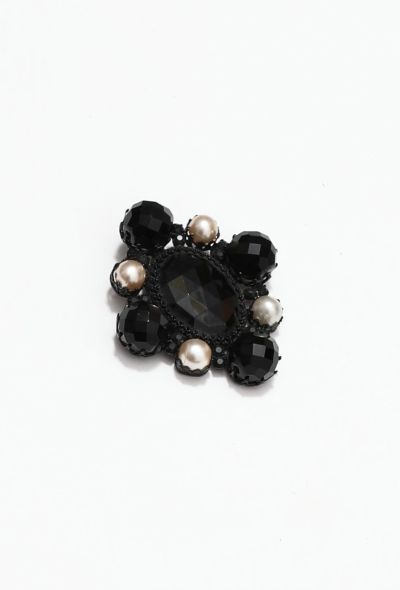 Exquisite Vintage Pearl  Baroque Brooch - 2