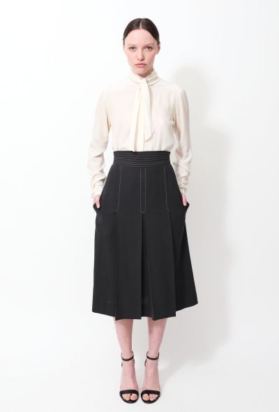 Exquisite Vintage John Bates '70s High-Waisted Panel Skirt - 2