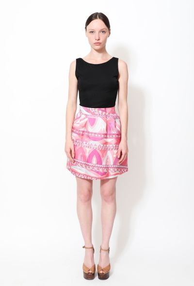 Emilio Pucci Resort 2012 Graphic Crêpe Tulip Dress - 1