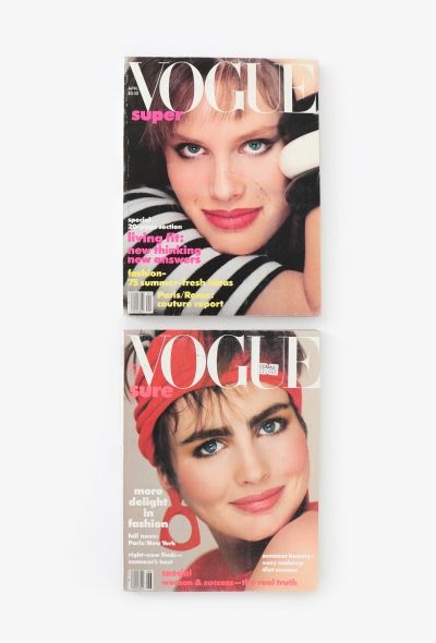 VOGUE US '80s Richard Avedon Cover Set - 1