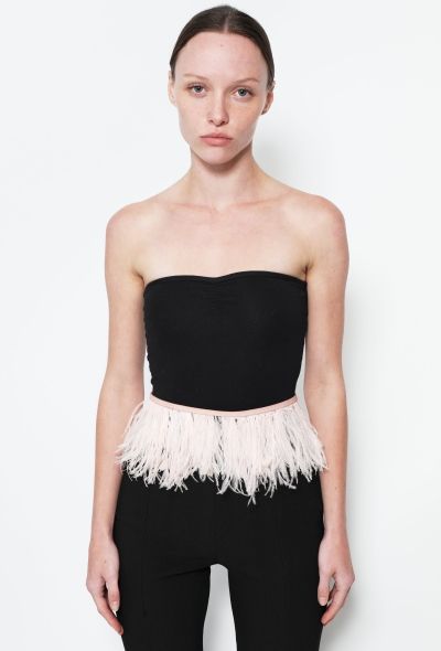 Altuzarra F/W 2020 Ostrich Feather Belt - 1