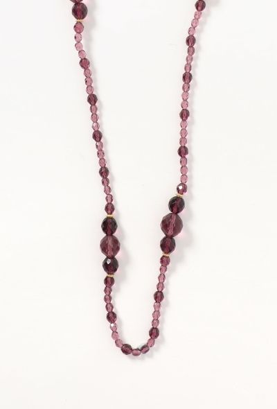Dior Vintage Faceted Beaded Necklace - 2