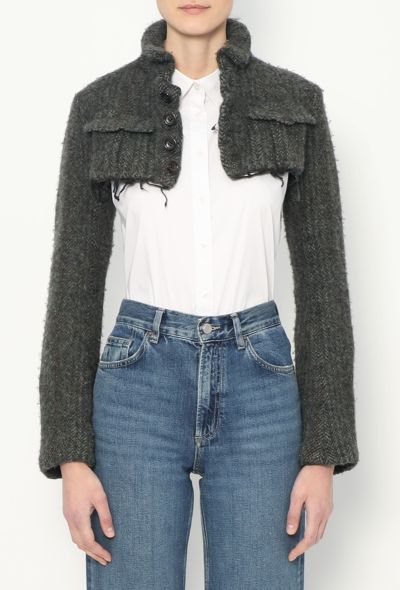 Comme des Garçons F/W 1994 Distressed Cropped Jacket - 1