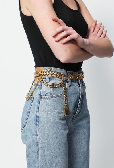 Chanel ICONIC Vintage Perfume Chainlink Belt - 2