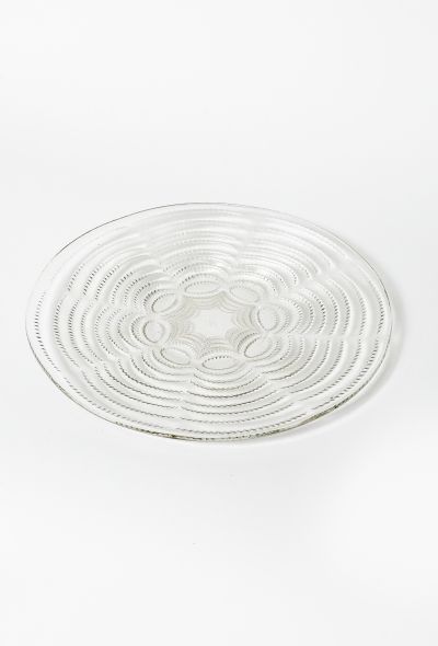 Exquisite Vintage René Lalique 1935 'Vagues' Glass Platter - 2