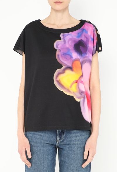 Chanel S/S 2015 'CC' Watercolor Tunic - 1