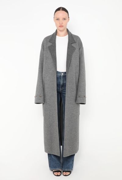Céline Cashmere Lapel Oversized Coat - 1