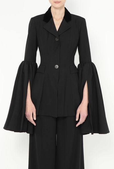 Loewe 2019 Tailored Bell-Sleeve Blazer - 2